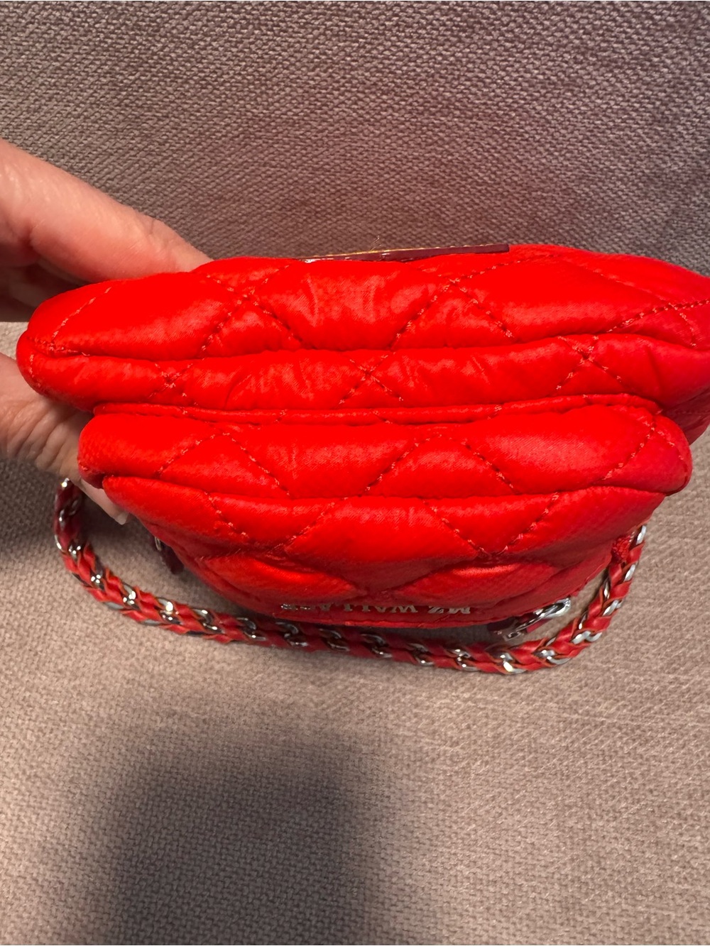 MZ Wallace Bright Cherry Micro Crosby Sling - Picture 6 of 11